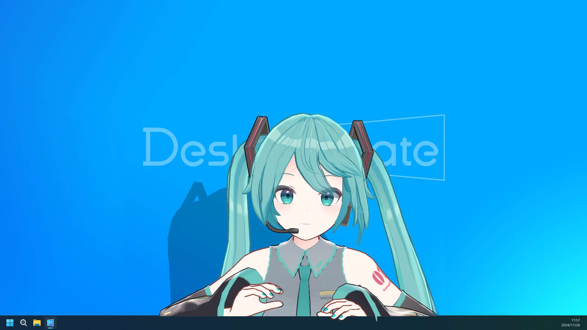 【在桌面养一只初音miku】Desktop Mate