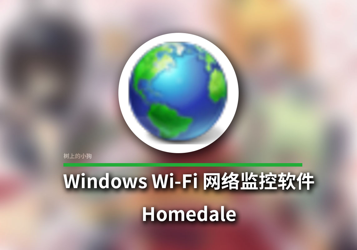 【PC/工具】Homedale Wi-Fi网络监控软件 v2.20 中文绿色版